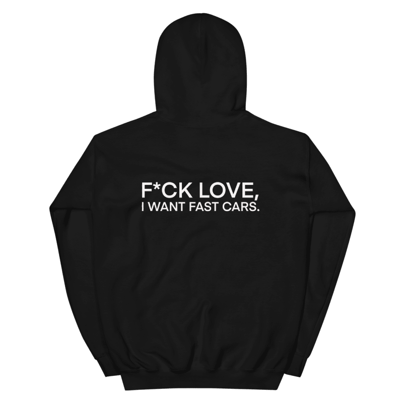 Felpa Nera Fuck Love