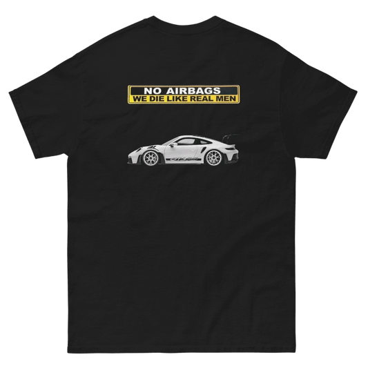 Maglia Nera No Airbags We Die Like Real Men