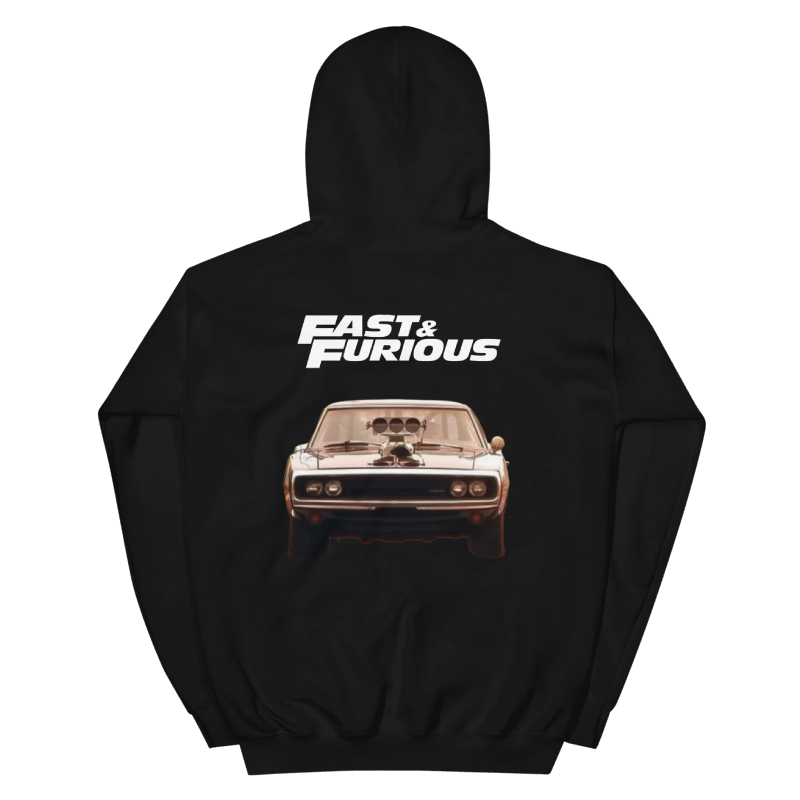 Felpa Nera Fast & Furious Abbinata (1 di 2)