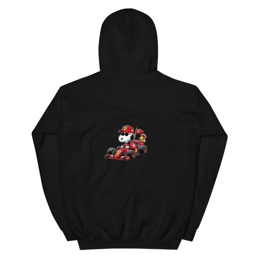 Felpa Nera Snoopy F1(Ferrari) Abbinata (1 di 2)